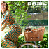 Basil Pasja - hondenfietsmand MIK - medium - 45 cm - achtermand - natural