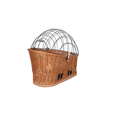 Basil Pasja - hondenfietsmand MIK - medium - 45 cm - achtermand - natural