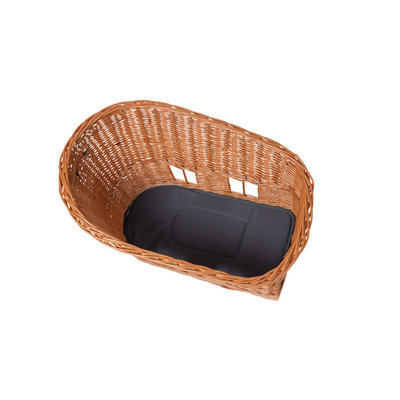 Basil Pasja - hondenfietsmand MIK - medium - 45 cm - achtermand - natural