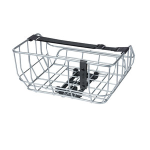 Basil Portland - fietsmand MIK – achterop – chroom
