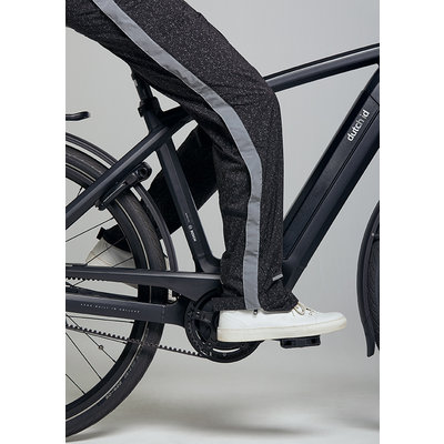 Basil Skane HiVis fietsregenbroek - heren - zwart
