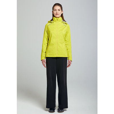 Basil Skane HiVis fietsregenjas - dames - neongeel