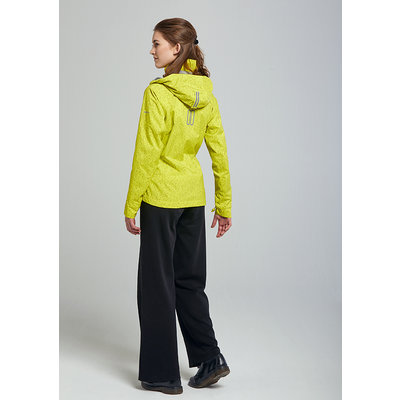 Basil Skane HiVis fietsregenjas - dames - neongeel