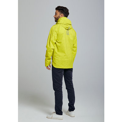 Basil Skane HiVis fietsregenjas - heren - neongeel