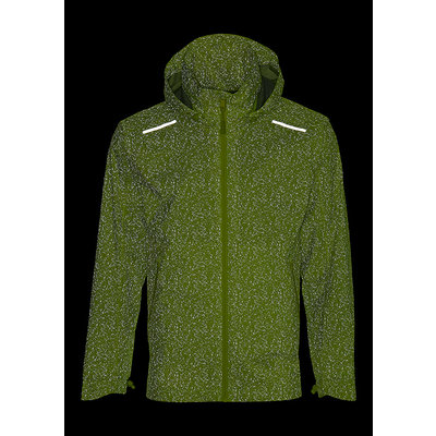 Basil Skane HiVis fietsregenjas - heren - neongeel