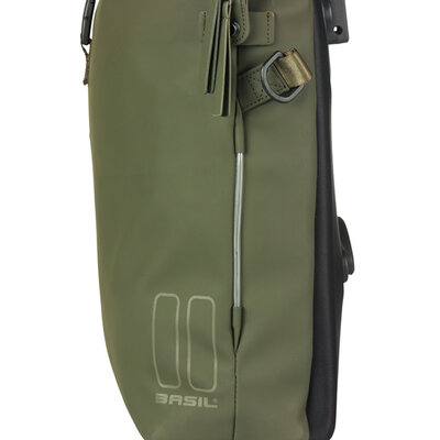 Basil SoHo - fietsschoudertas MIK STUDS - 17 liter - groen