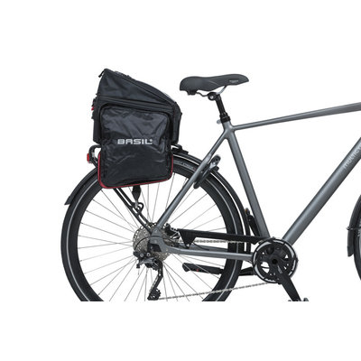 Basil Sport Design - bagagedragertas - 7-15 liter - zwart