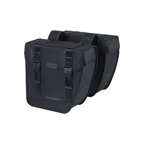 Basil Tour - dubbele fietstas - 28 liter - zwart