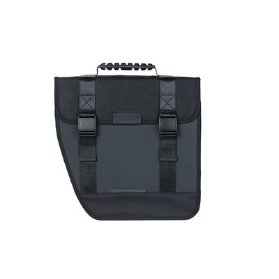 Basil Tour Waterproof Left - enkele fietstas - 14 liter - zwart