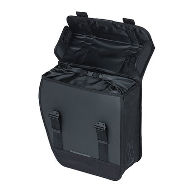 Basil Tour Waterproof Left - enkele fietstas - 14 liter - zwart