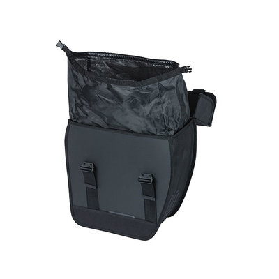Basil Tour Waterproof Right - enkele fietstas - 14 liter - zwart