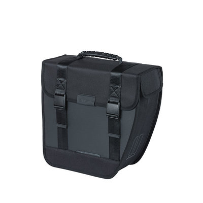 Basil Tour Waterproof Right - enkele fietstas - 14 liter - zwart