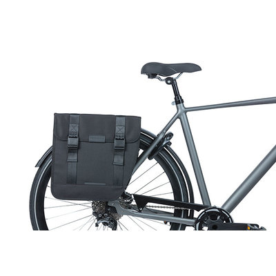Basil Tour XL - dubbele fietstas - 35 liter - zwart