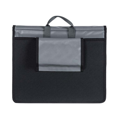 Basil Urban Load - enkele fietstas - 15-17 liter - grijs