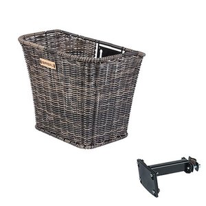 Bremen Rattan Look FM - fietsmand - bruin