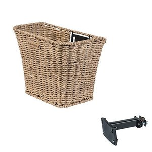Bremen Rattan Look FM - fietsmand - lichtbruin