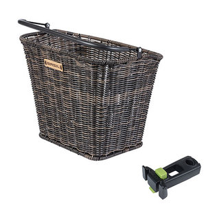Bremen Rattan Look KF - fietsmand - bruin