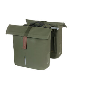 City - dubbele fietstas MIK – moss green