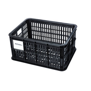 Crate S - fietskrat - zwart
