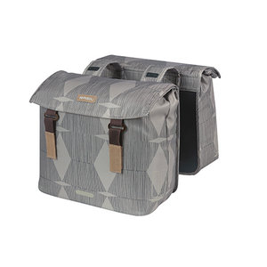 Elegance - dubbele fietstas - taupe