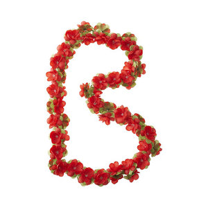 Flower Garland - rood