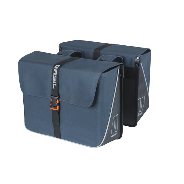 Forte - dubbele fietstas - blauw