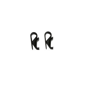 Hook-On system - set van 2 haken - zwart