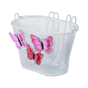 Jasmin Butterfly - kinderfietsmand - wit