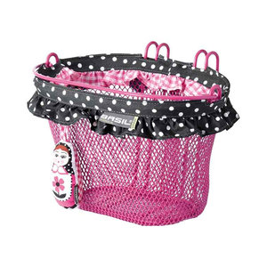 Jasmin - kinderfietsmand - roze