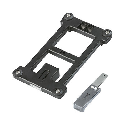 MIK - adapterplaat - zwart