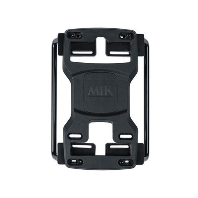MIK pannier bag tubes - voor MIK bagagedragerplaat - 2 stuks - zwart