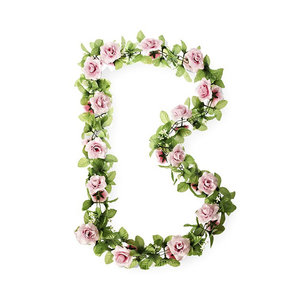 Roses Flower Garland - roze