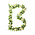 Roses Flower Garland - wit